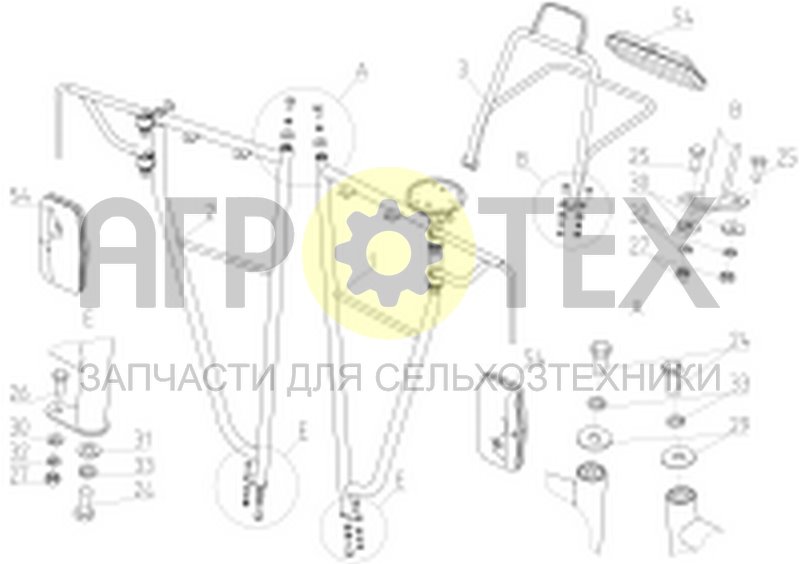 Чертеж Кронштейны зеркал (1401.06.03.000Ф)